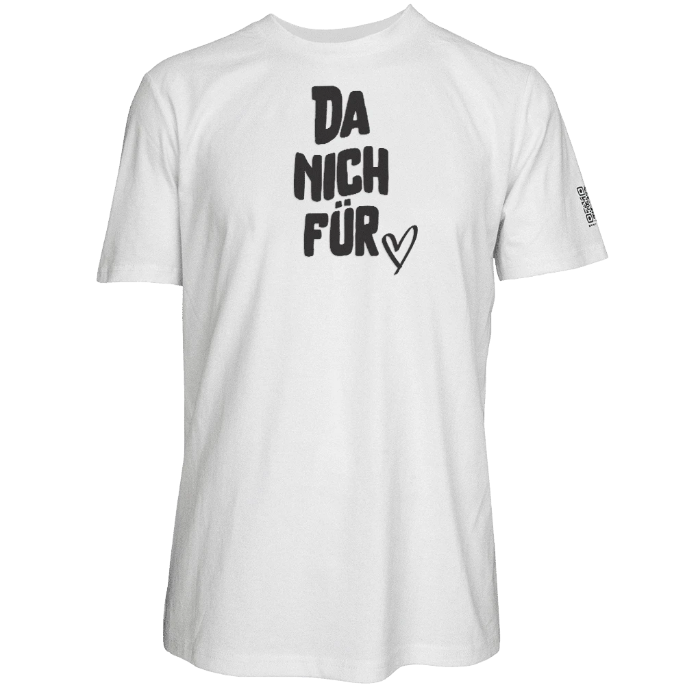weisses T-Shirt mit Hamburg Spruch: Da nich für